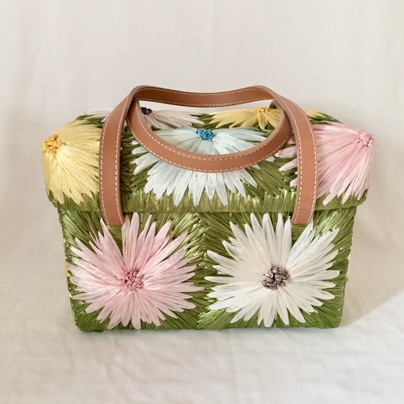 kate spade raffia bag